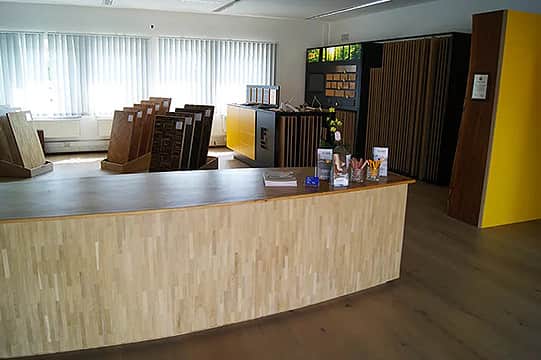 Innenansicht vom Parkettstudio Parkett Fachbetrieb Mahr GmbH & Co. KG